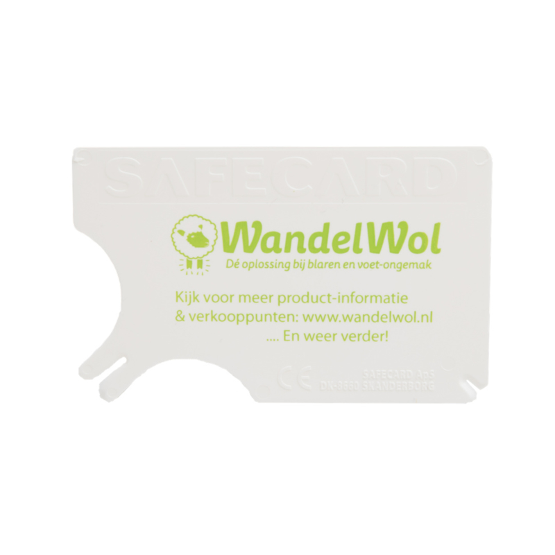 WandelWol SafeCard Tekenkaart