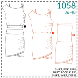1058, jurk: 1 - makkelijk