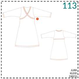 113, Kleid: 1 - einfach