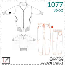 1077, lounge trousers: 1 - easy