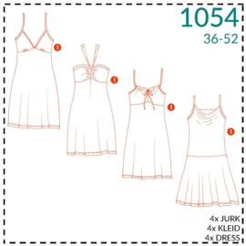 1054, jurken: 1 - makkelijk