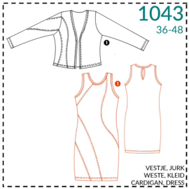 1043, Kleid: 1 - einfach