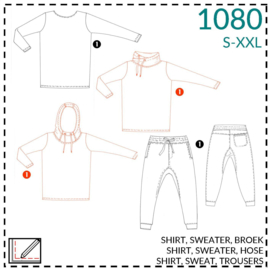 1080, Sweatshirt: 1 - einfach