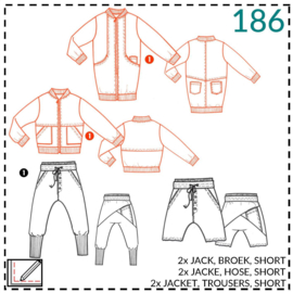 186, vest: 1 - makkelijk / 2 - beetje ervaring