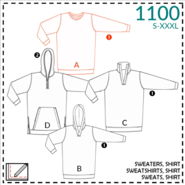 1100, Shirt: 1 - einfach