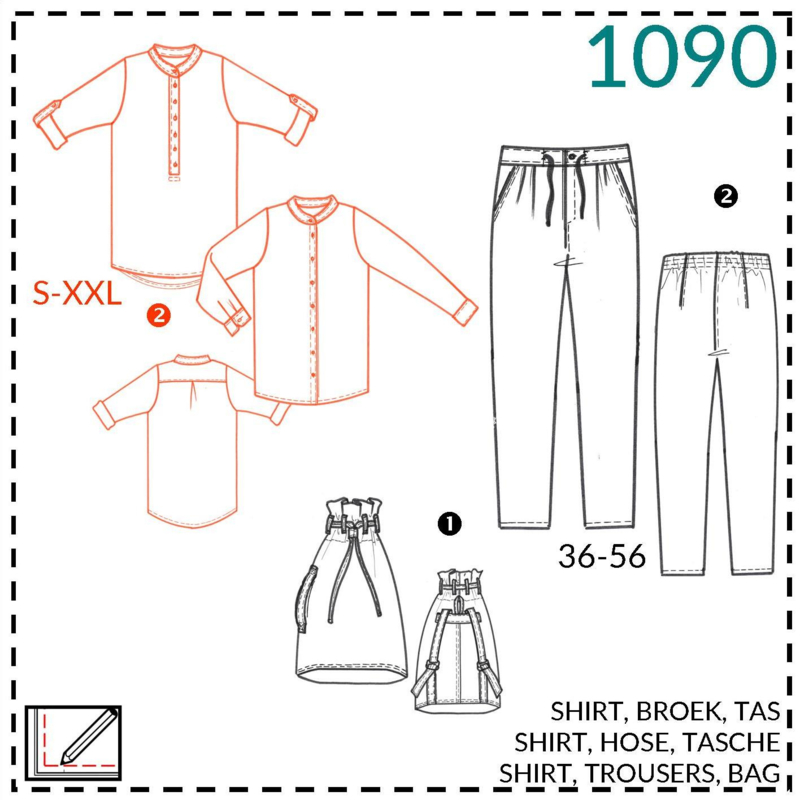 1090, blouse: 2 - beetje ervaring
