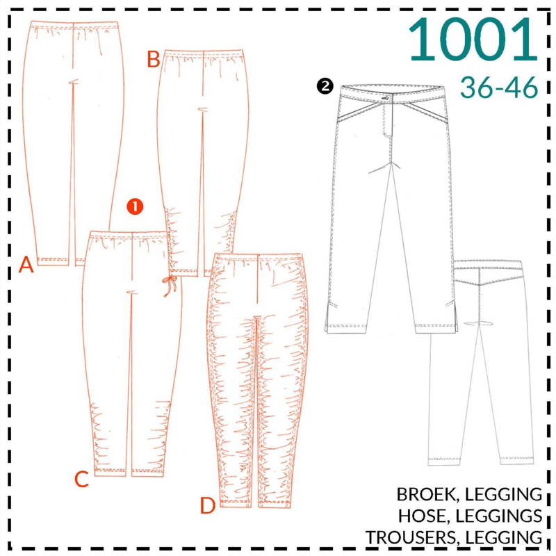 1001, leggings: 1 - makkelijk