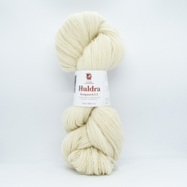Huldra Kamgarn - Ubleket Hvit 8026