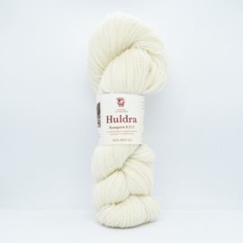 Huldra Kamgarn - Halvbkleket Hvit 8099