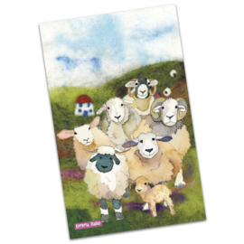 Emma Ball - Tea Towel - Felted Sheep