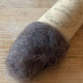 Melkschaapswol - bruin