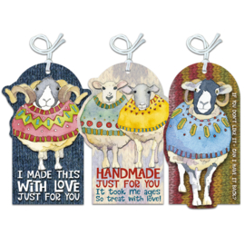 Emma Ball - Sheep in Sweaters Crafting Tags (Pack of 12)