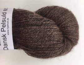 Hjelholt Dansk Pelsuld 8/2 - Mørk beige 18