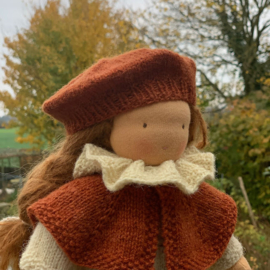Poppenkleertjes - Baret en Schoudertasje