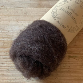 Portugees landschaapswol - kastanjebruin