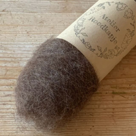 Bergschaapswol - bruin