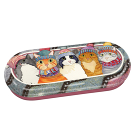 Emma Ball - Cats in hats glasses case