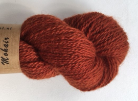 Schaapjeswol Mohair - Kastanje
