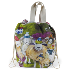 Emma Ball - Large Bucket Bag - Happy Sheep