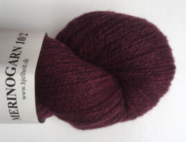 Hjelholt Merinogarn 10/2 - Aubergine 09