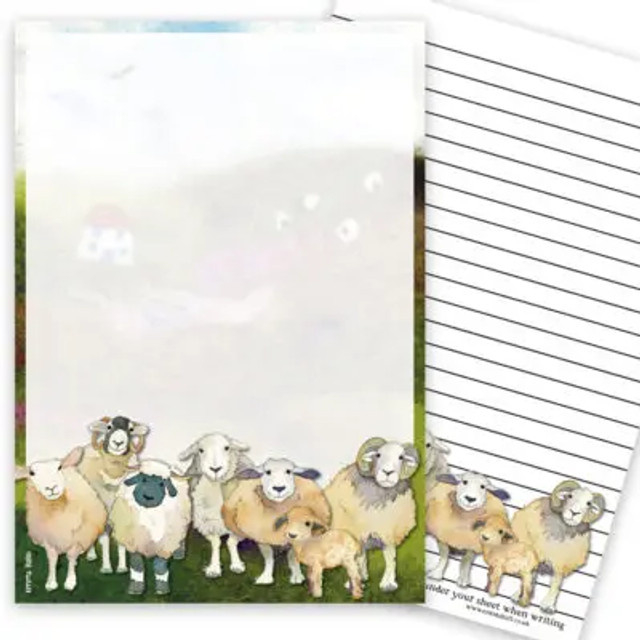 Emma Ball - A5 Writing Pad - Felted sheep
