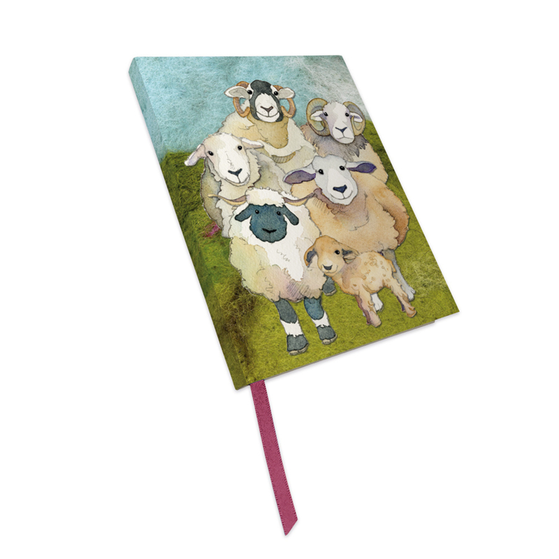 Emma Ball - Bound Notebook - Felted Sheep
