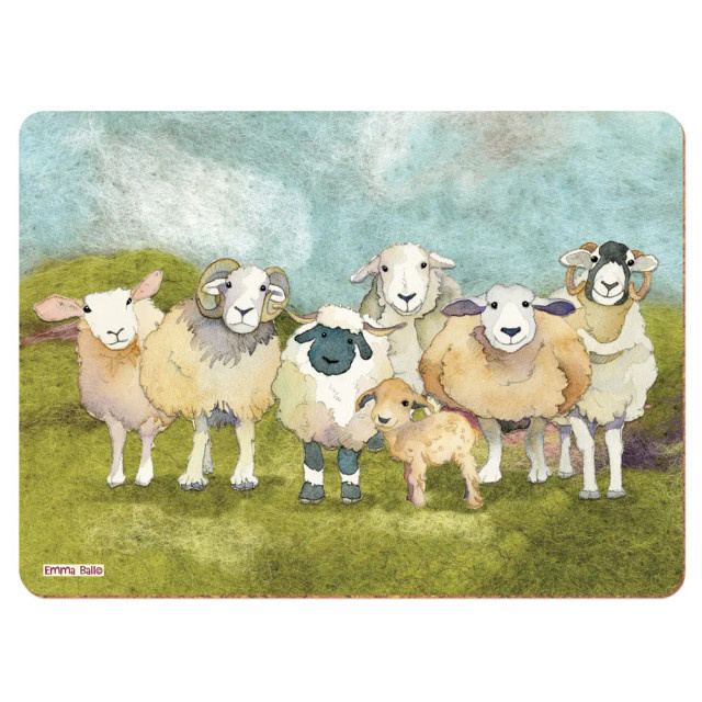 Emma Ball - Placemat - Felted Sheep