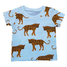 Shirt Leopard WIT shirt (unisex)