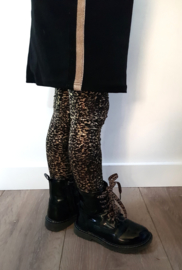 Legging Leopard Zwart/Goud