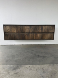 Eiken badkamermeubel Amsterdam met ribbelfront 4 lades