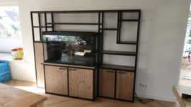 Maatwerk aquariumkast met diverse deuren