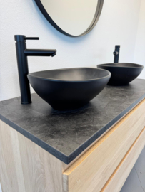 Eiken badkamermeubel Soest met melamine topblad