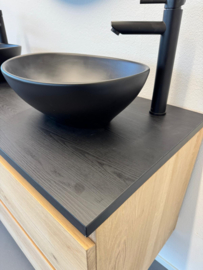 Eiken badkamermeubel Soest met melamine topblad