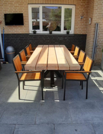 Tuintafels van Douglas hout met matrix-poot