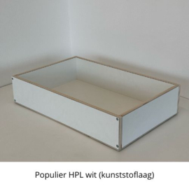 Zwevend wastafelmeubel Amsterdam 2 lades eiken