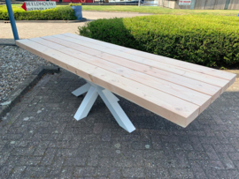 Tuintafels van Douglas hout met matrix-poot