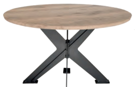 Ronde tafel met eikenblad