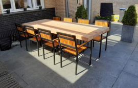 Tuintafels van Douglas hout met matrix-poot