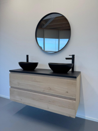 Eiken badkamermeubel Soest met melamine topblad