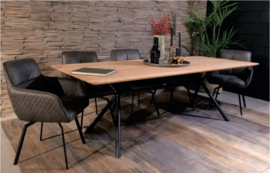 Tafel eikenhout met verjongde rand