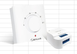 Salus - analoge thermostaat met inbouwschakelaar / relais
