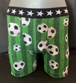 voetbal  met streep