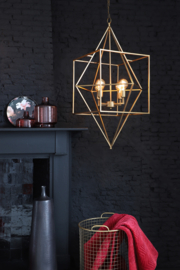 Hanglamp DRIZELLA goud met 4 lampen