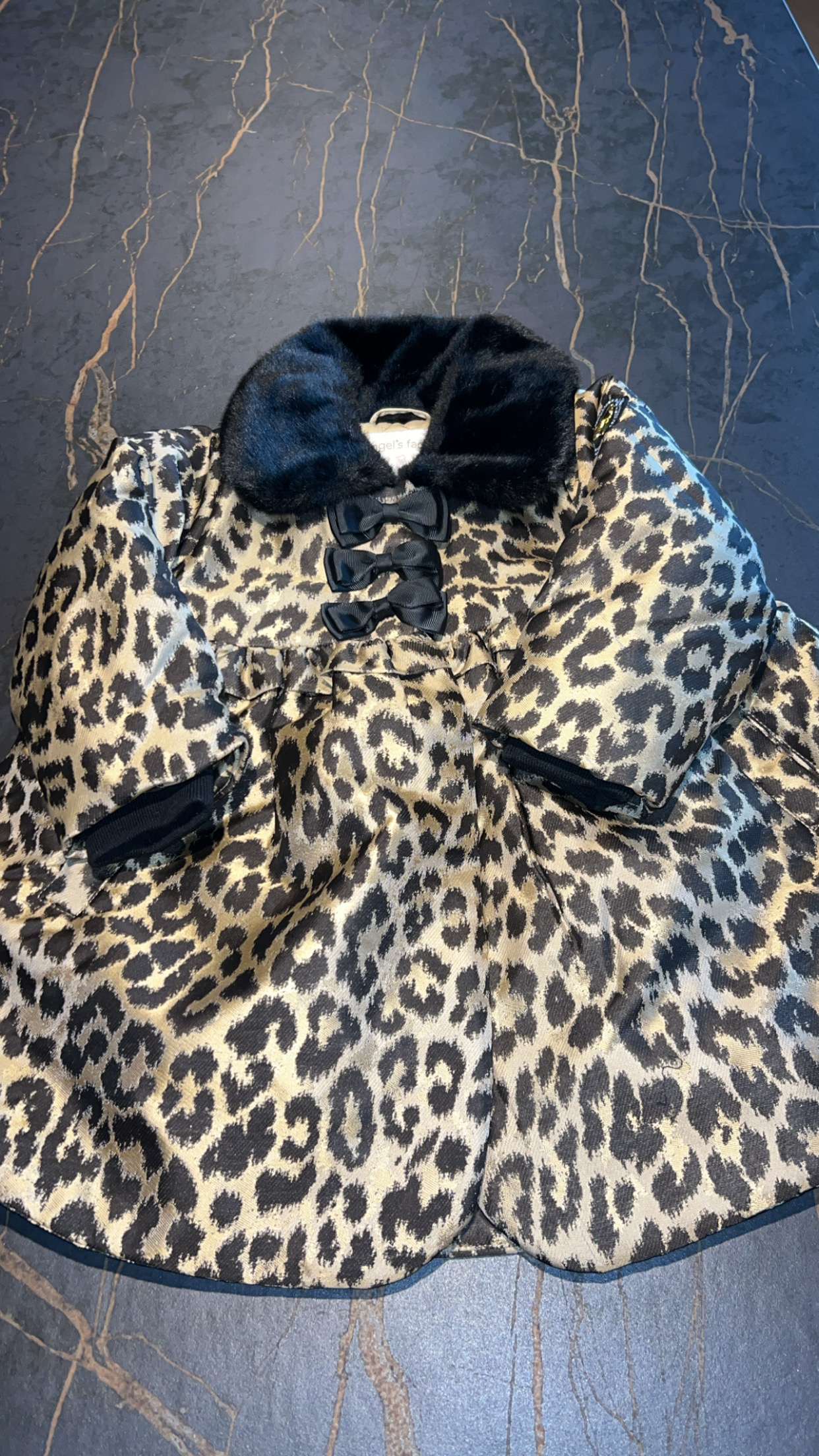 Winterjas panter