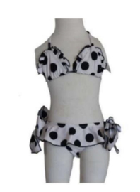 Triangel bikini zwart wit