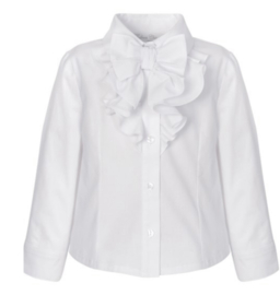 Witte blouse met strik