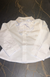 Witte blouse met strik