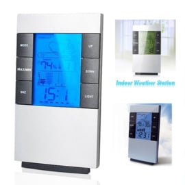 Digital LCD hygrometer Alarm Clock