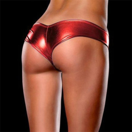 Glamour Womens Metallic Lingerie G-String