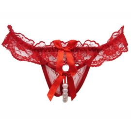 Comfortabele Kralen Knickers Bloemen Thongs G-string